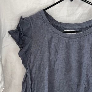 maurices flutter sleeve short sleeve t-shirt